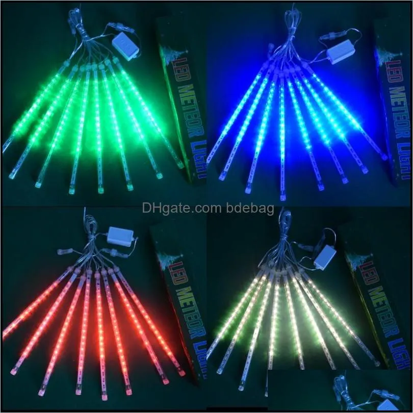 birthday party decor lamp waters proofs lamps 8 string suits meteor shower light outdoor multi colour glow 40hx l2
