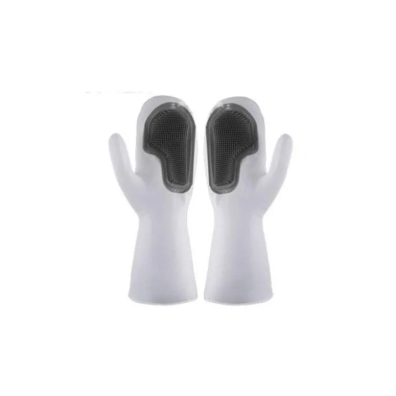 multi function silicone cleaning gloves kitchen wash the dishes home wash clothes rubber glove 521 h1