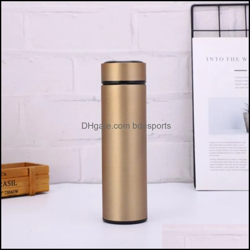 in stock 500ml travel mug stainless steel tea infuser bottle life portable water bottle with strainer coffee tumbler 34 j2