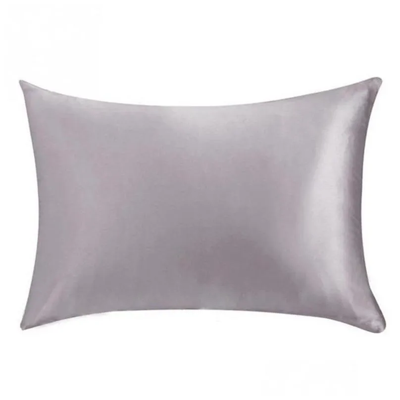 imitation silk pillowcase top quality pillow case cover ice silks 20x29 inch pillows cases 1898 v2