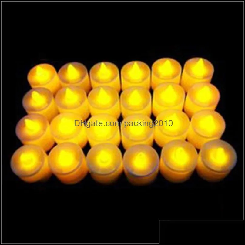 birthday wedding celebration electronic candle valentine day family led candles lamp seven colors 0 3rp j2