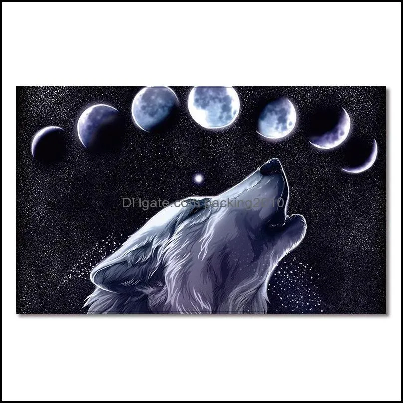 3d wolf printed carpets for living room bedding room hallway large rectangle area yoga mats modern outdoor floor rugs home 710 k2