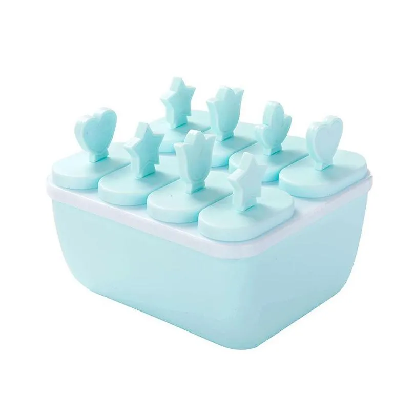 ice cube molds reusable popsicle maker diy ice cream tool kitchen 6/8 cell lolly mould tray bar tools 20220614 t2