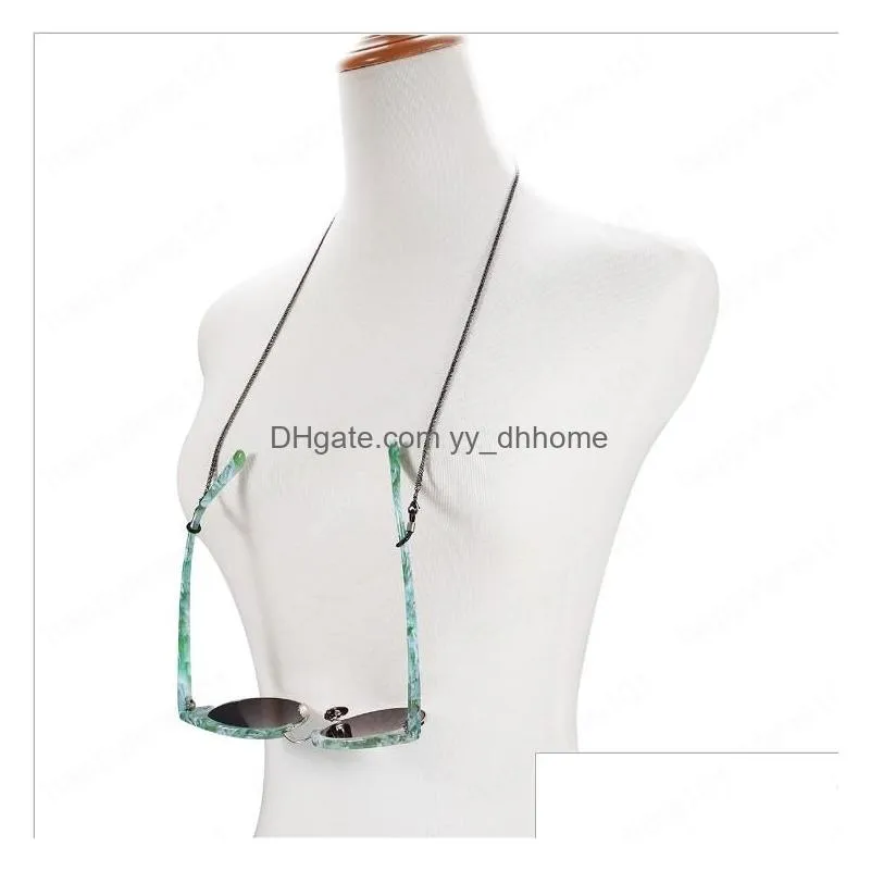 double bone flat chain cords glasses chain fashion women sunglasses accessories ethnic style lanyard hold straps