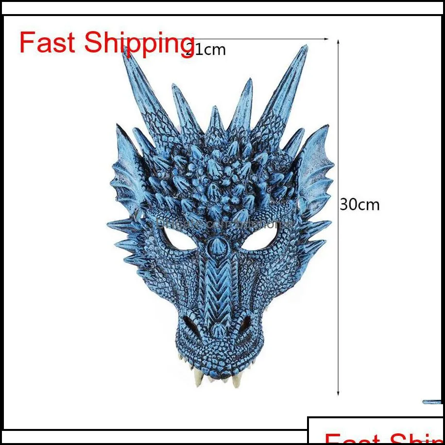 fierce dragon mask dinosaur skull all face head masks festival dance party cosplay costume halloween party de jllcyk home003