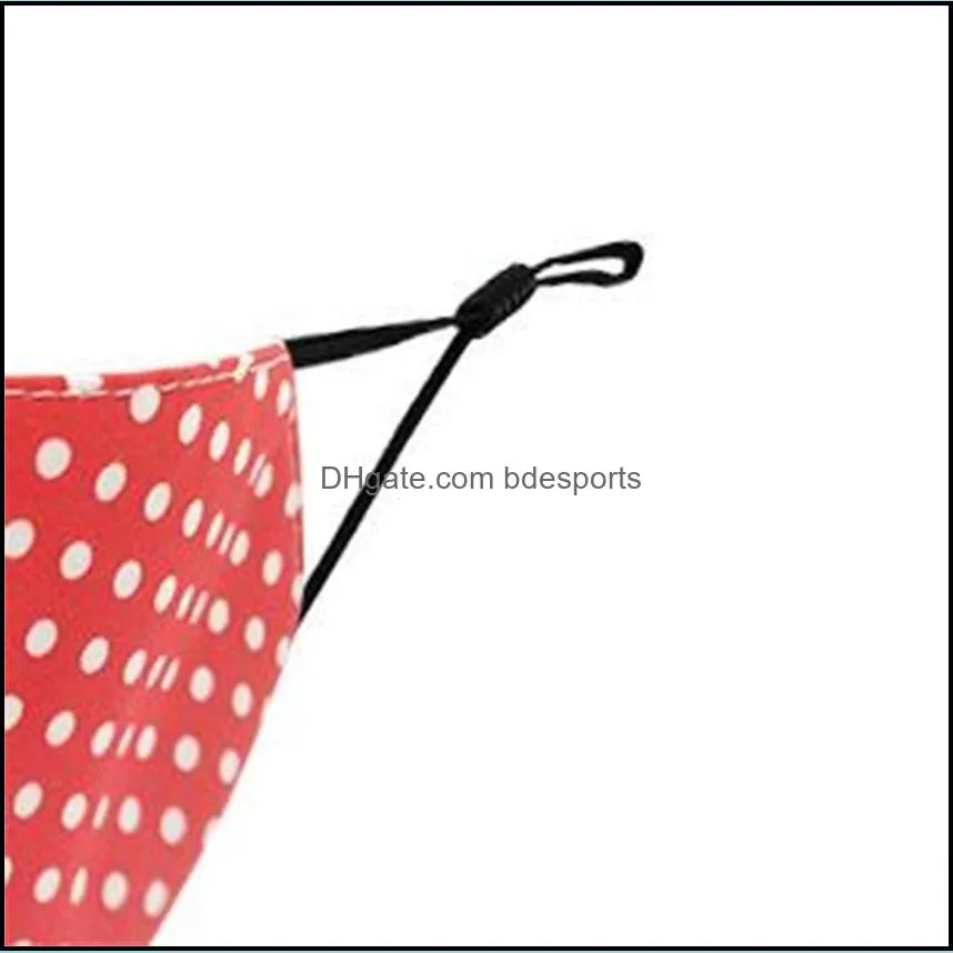 fashion polka dot designer masks face breathable mouth mask outdoor sports cycling masks anti dust cotton cloth mouth cover fy0069 1713