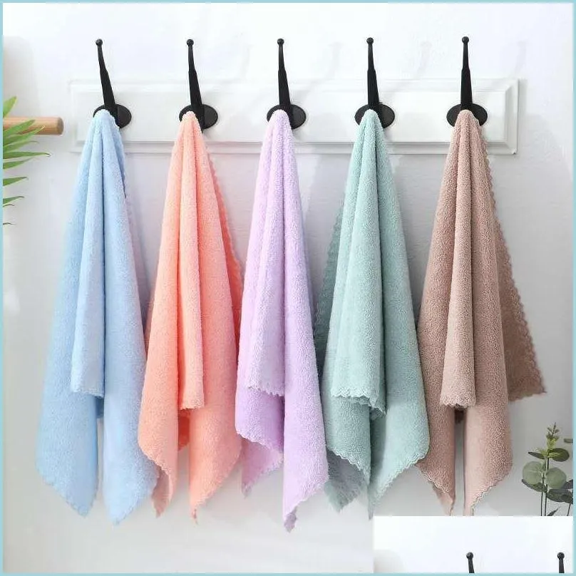 coral velvet absorbent face towel multi colours superfine fiber soft easy dry good ventilation bath shower towels 2 35jl l2