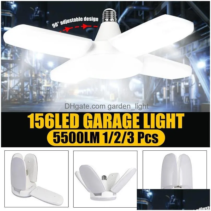 super bright led bulbs 60w e27 led fan garage light 5500lm 85265v 2835 led high bay industrial lighting for workshop