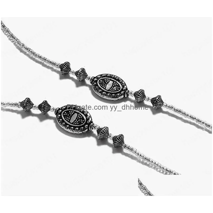 ethnic style silver bead candy lanyard hold straps glasses chain fashion women sunglasses accessories cords ethnic style