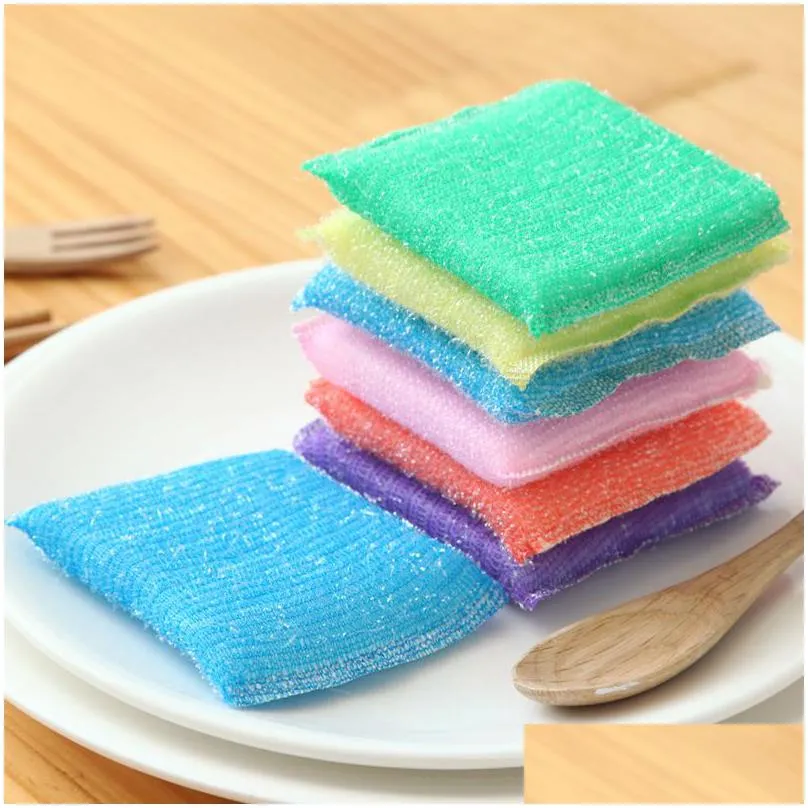 kitchen cleaning spongedouble sided cleaning sponge scrubber sponges for dishwashing bathroom accessories gadgets 20220909 e3