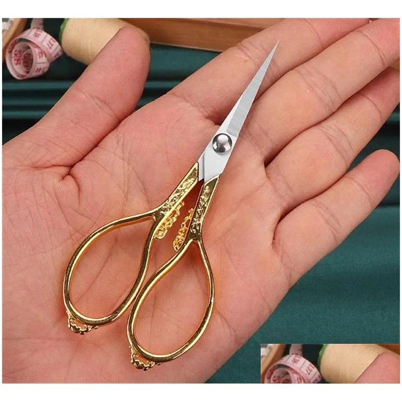 retro tailors scissors cross stitch antique vintage thread embroidery scissor sewings for handicraft household sewing 5824 q2