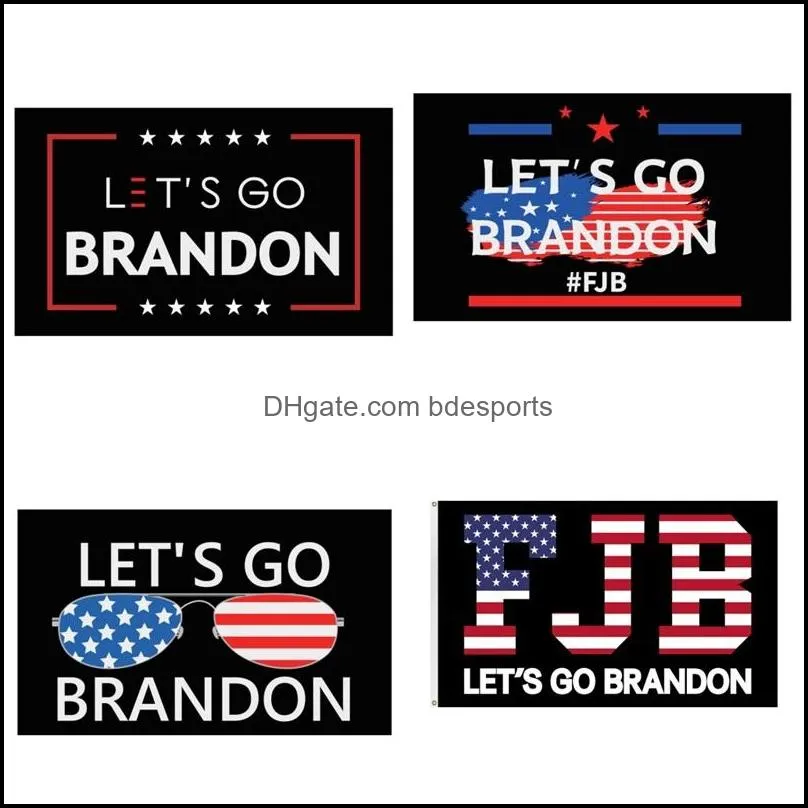 2024 lets go brandon trump election flag double sided presidential flags 150x90cm 5202 q2