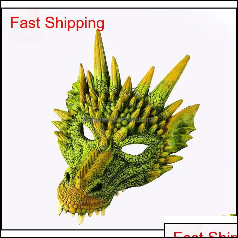 fierce dragon mask dinosaur skull all face head masks festival dance party cosplay costume halloween party de jllcyk home003