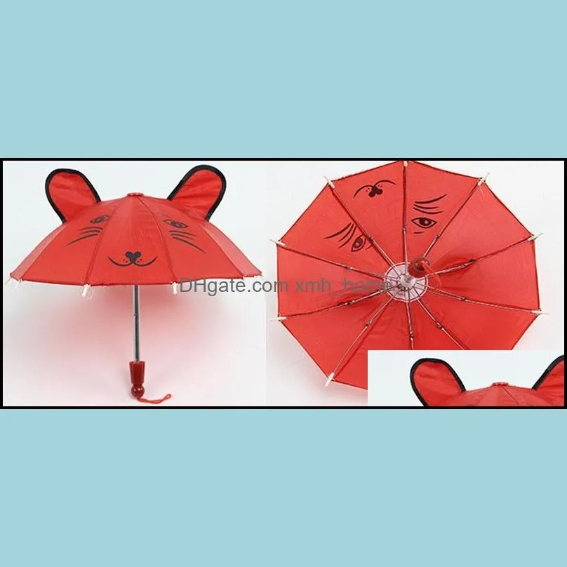 cartoon cute cat umbrella for kids manual umbrellas pratical exquisite bumbershoot with long handle creative ear cats decor