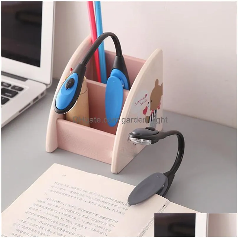 portable travel reading night light mini led clip books lights travels bedroombook read lamp child christmas gifts