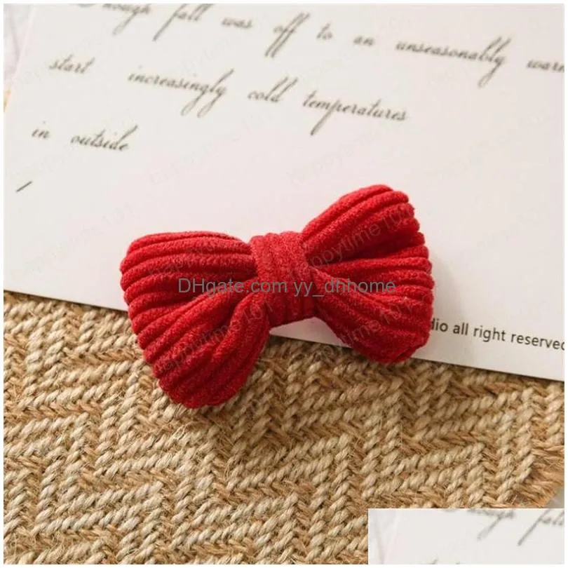 candy color little bow lovely children girls cute bb hair clips hair accessories kids girls korean bowknot headwear hairpins