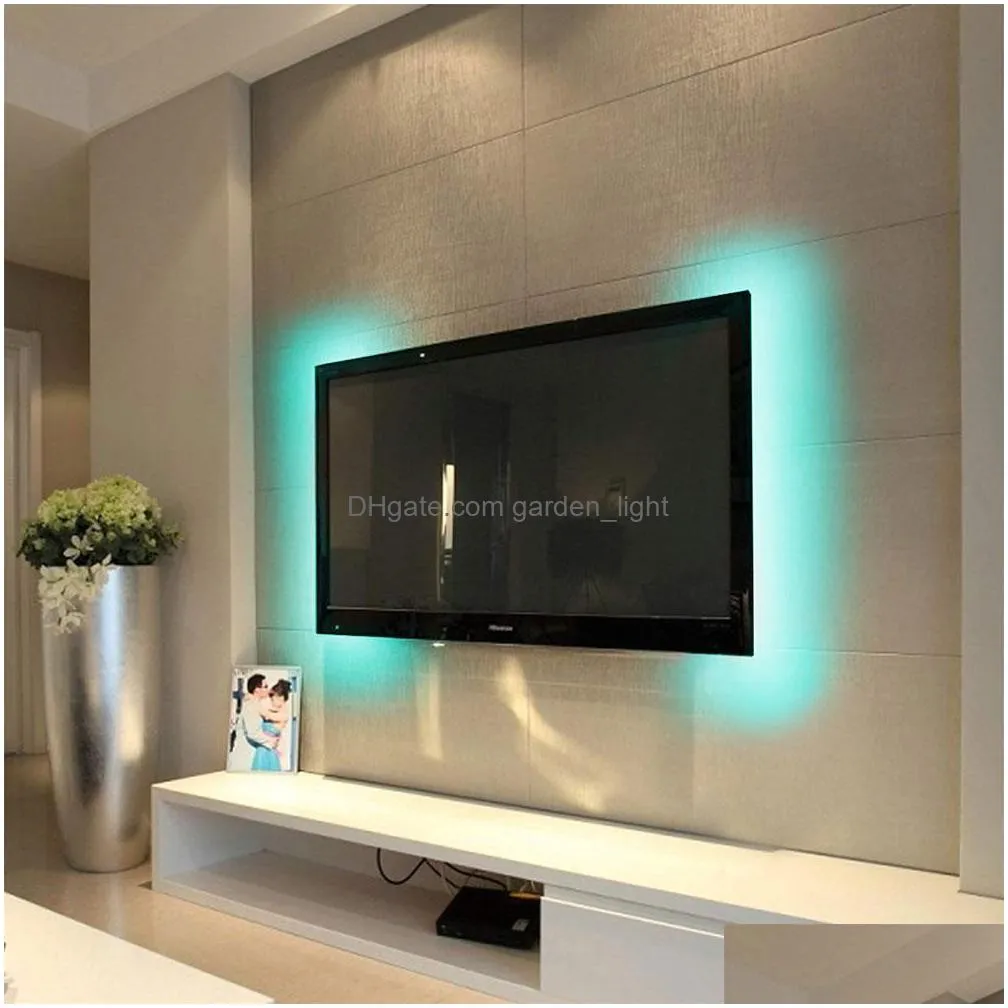 3528smd rgb light strip tv background light bluetooth app control dimmable bare board is not waterproof
