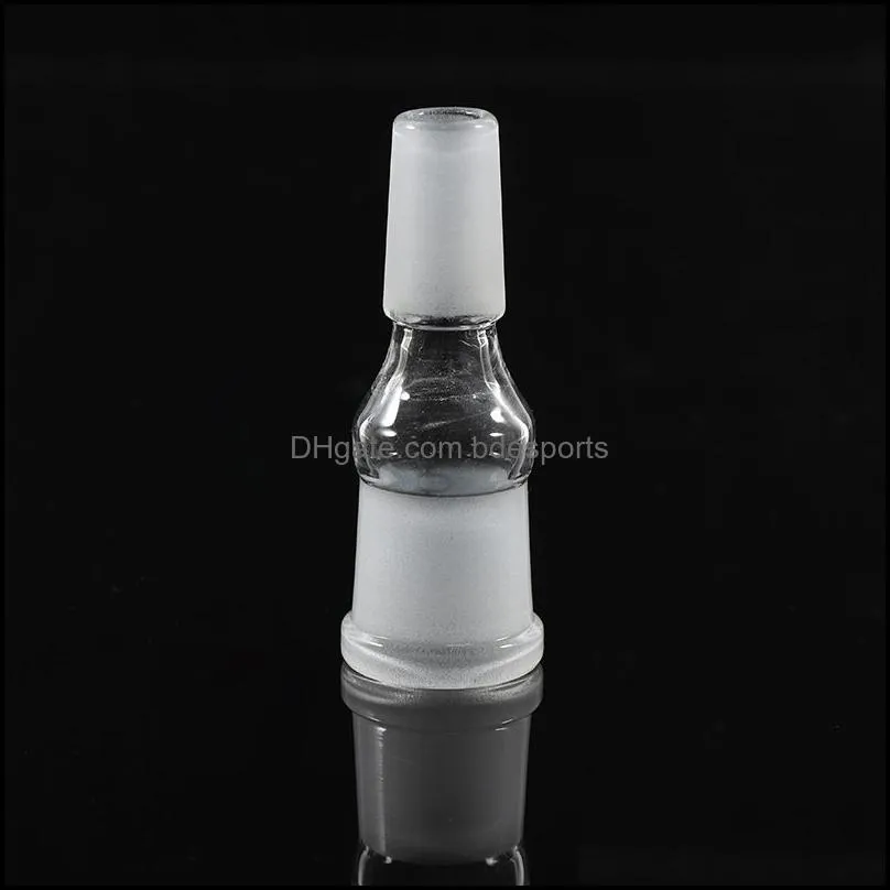 glass slide converter male to female converts wholsale thick glass adapter standard two size for water pipe oil rig 3219 t2