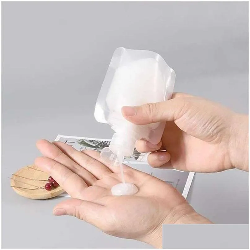 travel lotion subpackage bag 30 50 100ml cosmetics suction nozzle bag essential oil storage bags 553 h1