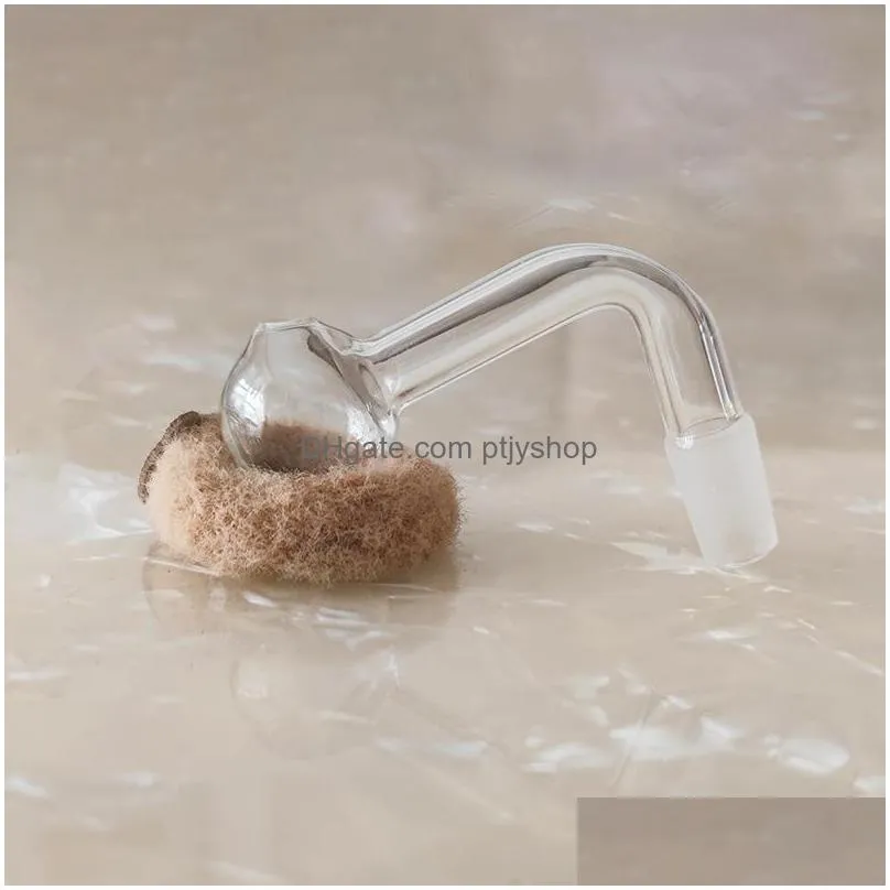 thick pyrex glass 14mm male joint transparent oil burner pipe bowl for rig water bubbler bong adapter tobacco nail 30mm big bowls for