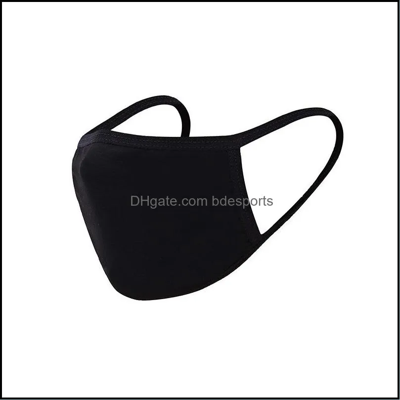 designer face mask fashion soft antidust cotton mouth masks protective facemask man woman wearing black top selling 1720 t2