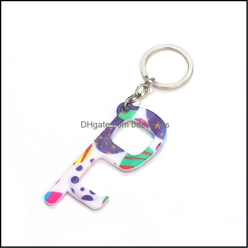 noncontact key chain by the elevator artifact noncontact antibacterial edc key chain 9 styles