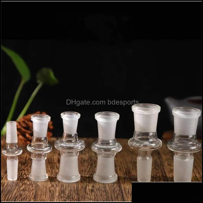 smoking accessories 10mm drop down adapter 14mm male female 18mm ash catcher recycler oil rigs dab glass water pipes bowl bubbler 3077