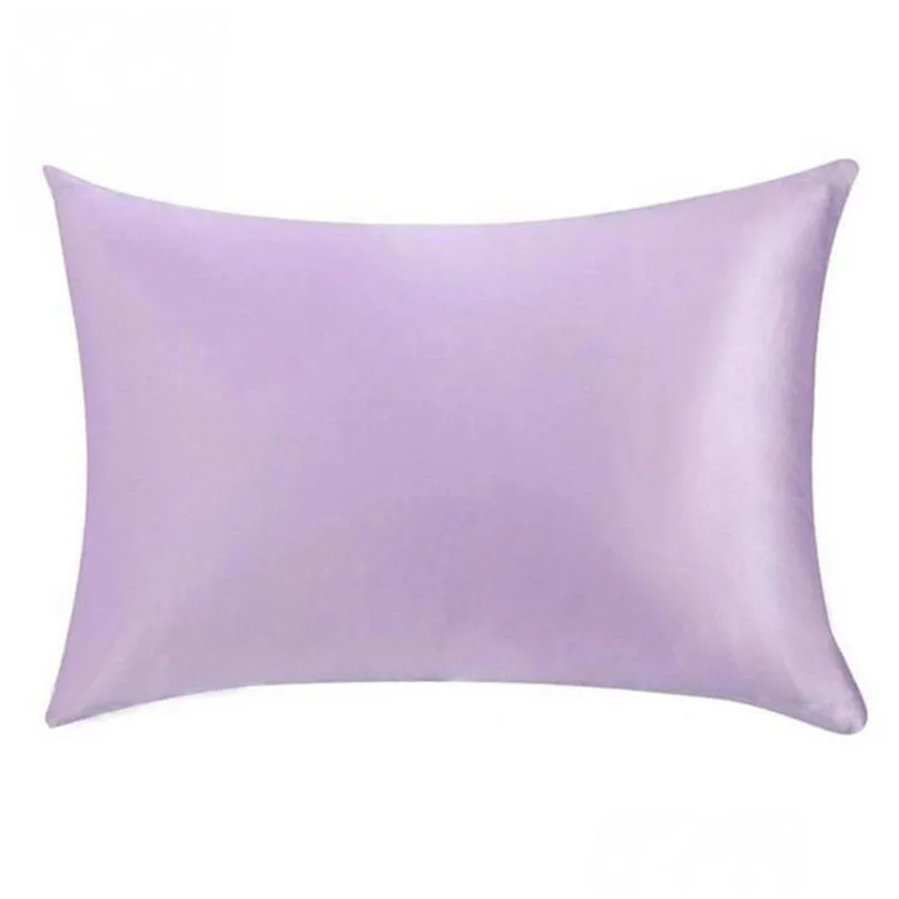 imitation silk pillowcase top quality pillow case cover ice silks 20x29 inch pillows cases 1898 v2