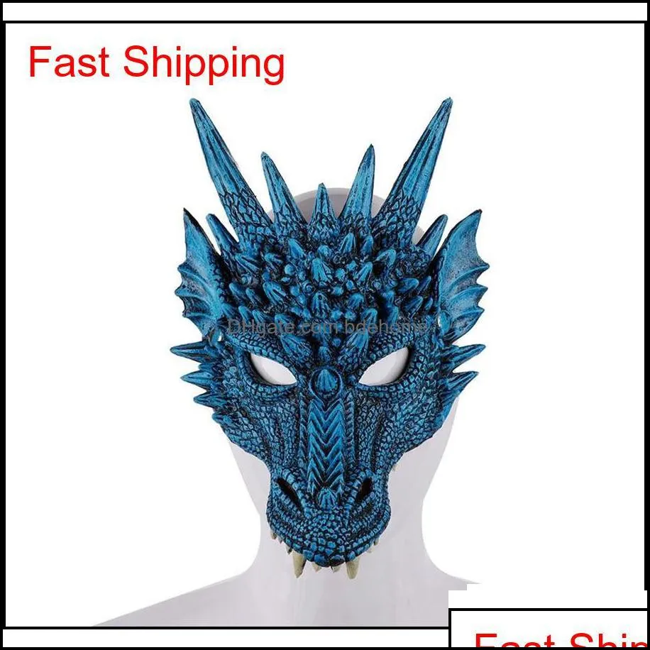 fierce dragon mask dinosaur skull all face head masks festival dance party cosplay costume halloween party de jllcyk home003