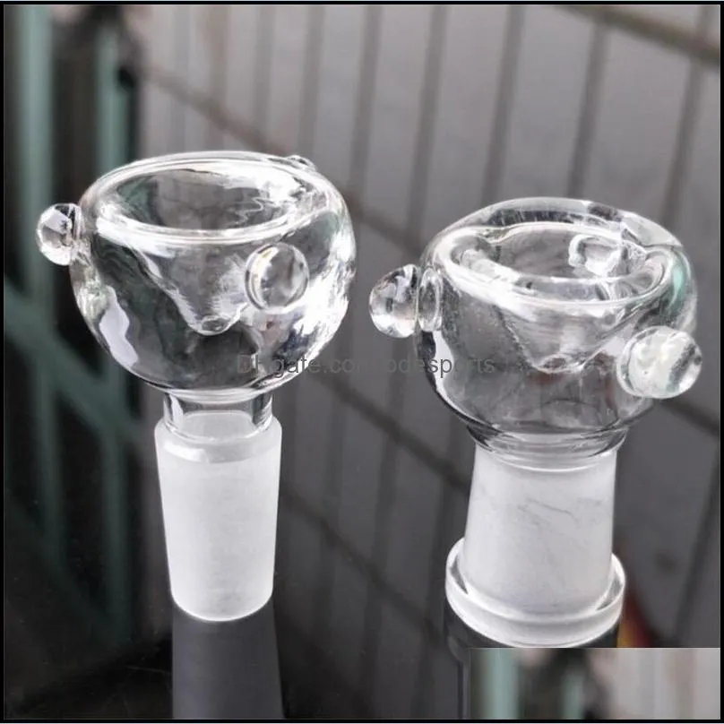  14mm 19mm male female herb slide dab pieces glass bowls dry herb bowl tobacco bowls for glass bongs water pipes 139 k2