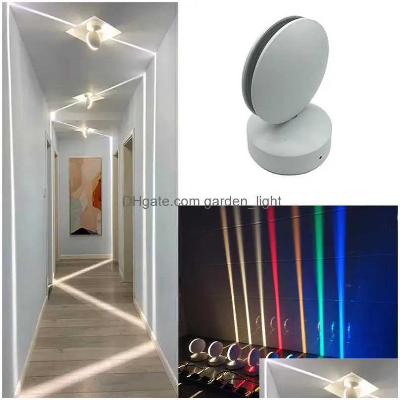 ip65 waterproof led wall lamp ac 85265v indoor outdoor walls sconce liner aisle bedroom decorative lighting window lights