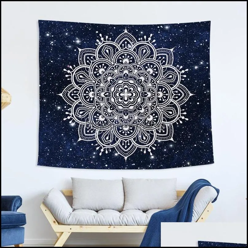 bohemia printing tapestry fabric art mandala beach towels eco friendly opp packages tapestries with high quality 19glb j1