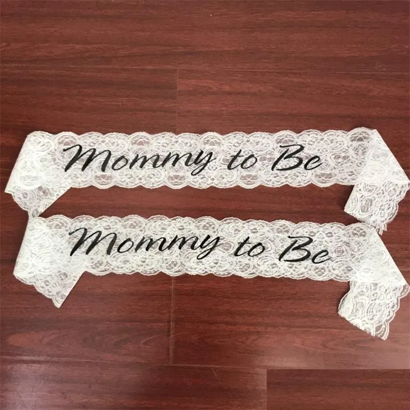 mommy to be shoulder girdle white lace sashes festives monolayer fashion etiquette belts sell well with high quality 4jq j1