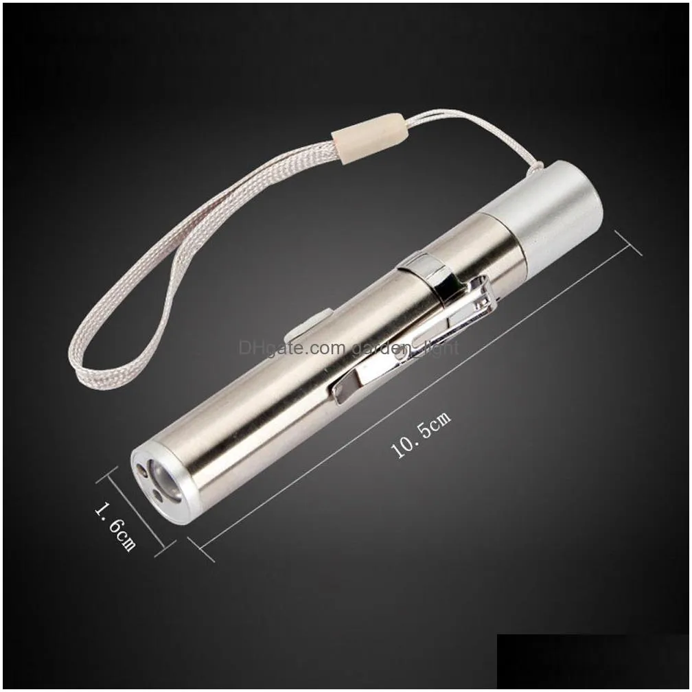 brelon led rechargeable flashlight uv add ir add illuminated pen light 3 function mini medical pen holder flashlight