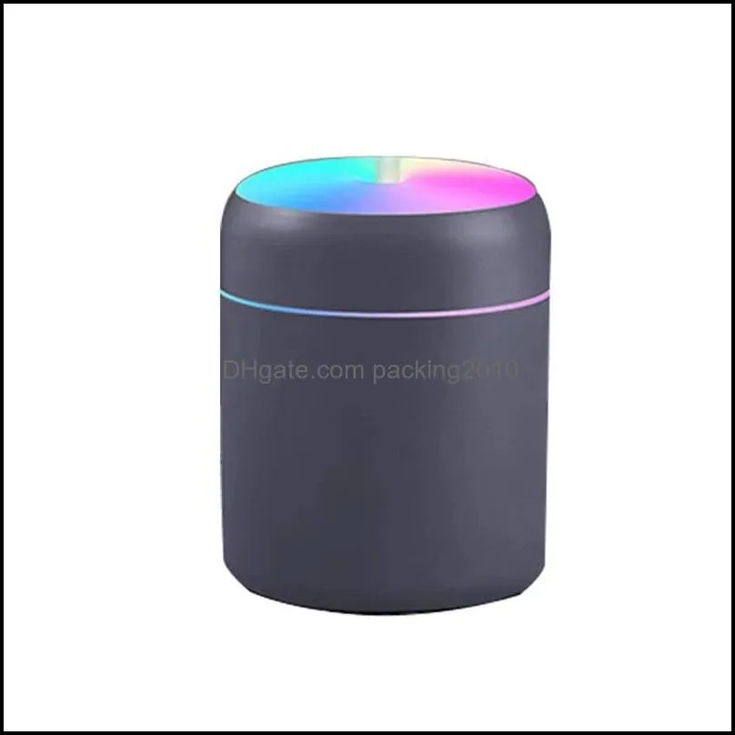 portable 280ml humidifier novelty items usb ultrasonic dazzle cup aroma diffuser cool mist maker air humidifier purifier with romantic light 20211230