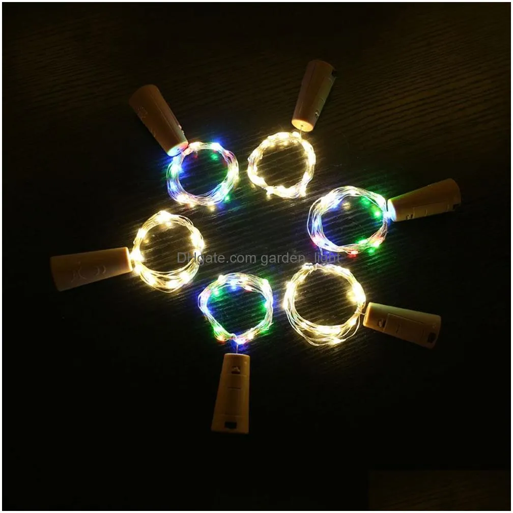 bottle lights cork shaped mini string lights wine bottle fairy strip battery operated starry lights for diy christmas wedding party