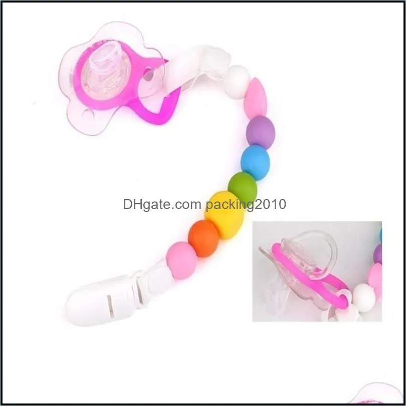 silicone pacifier adapter rings safty multi color mam pacifiers connect clips holder for button style soft easy carry 1 28ka cc