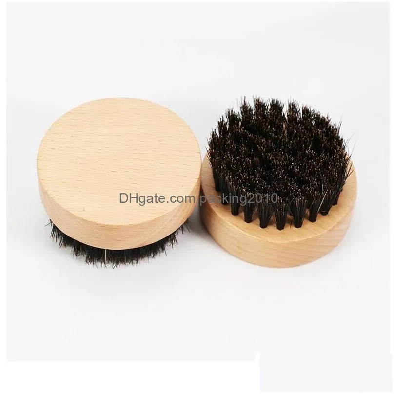 brushes facial hair 100 black boar bristle man bristle hard log handle beard brush setting facials massage inventory wholesale