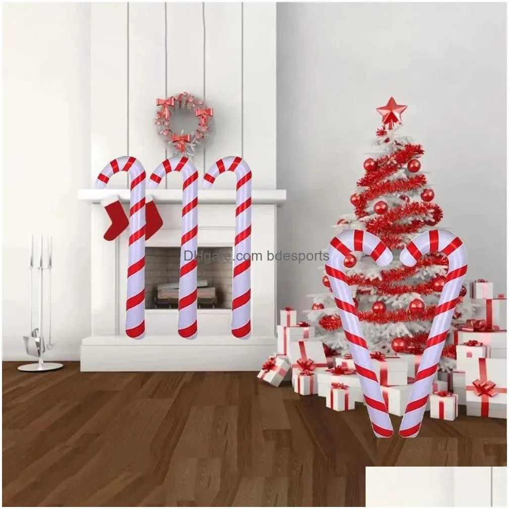 inflatable christmas canes lollipop balloon merry christmas decoration for home xmas ornaments outdoor decors gifts noel