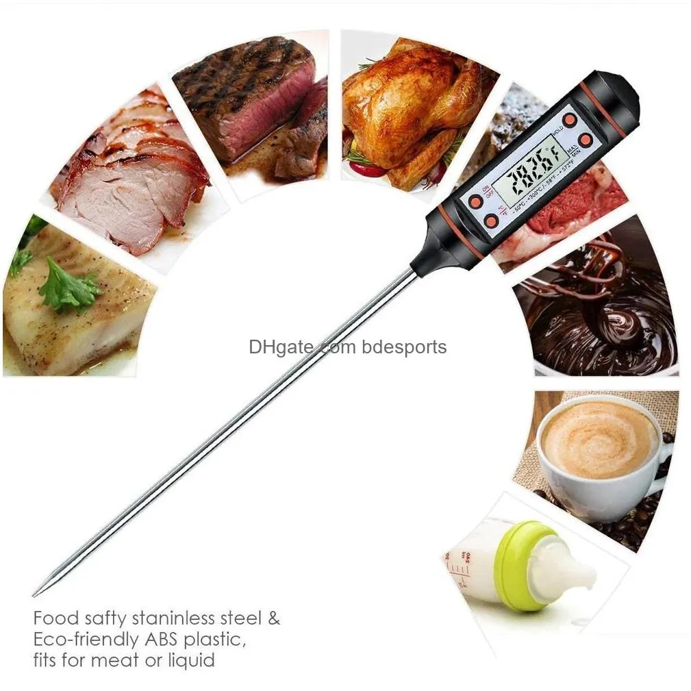 temperature instruments kitchen digital bbq food thermometer meat cake sweets frying bbq dinner home cooking oven measuring tool