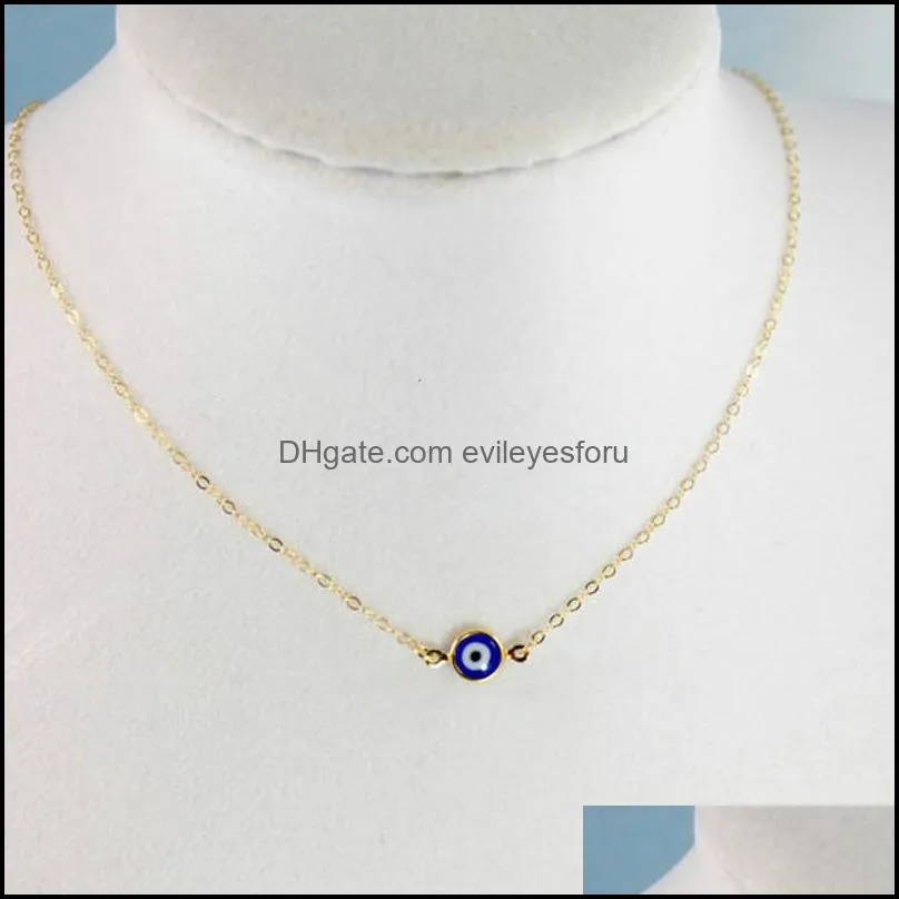 bohemian necklace with blue evil eye pendant for birthday friendship jewelry mothers day gift 241 t2
