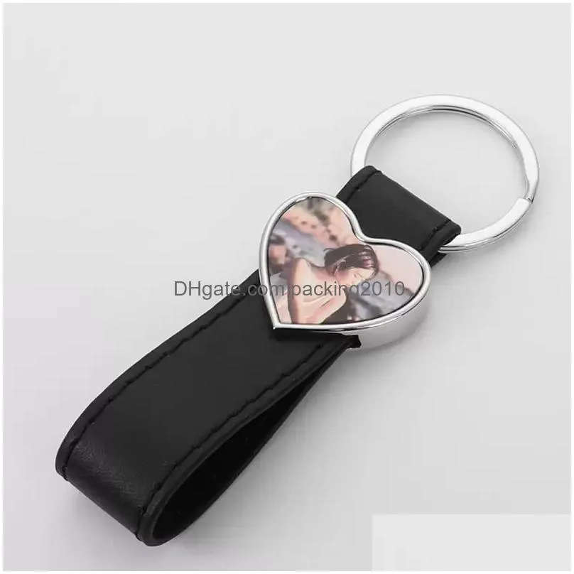 other arts and crafts sublimation blank keychain arts leather keychains bag diy pendant accessories