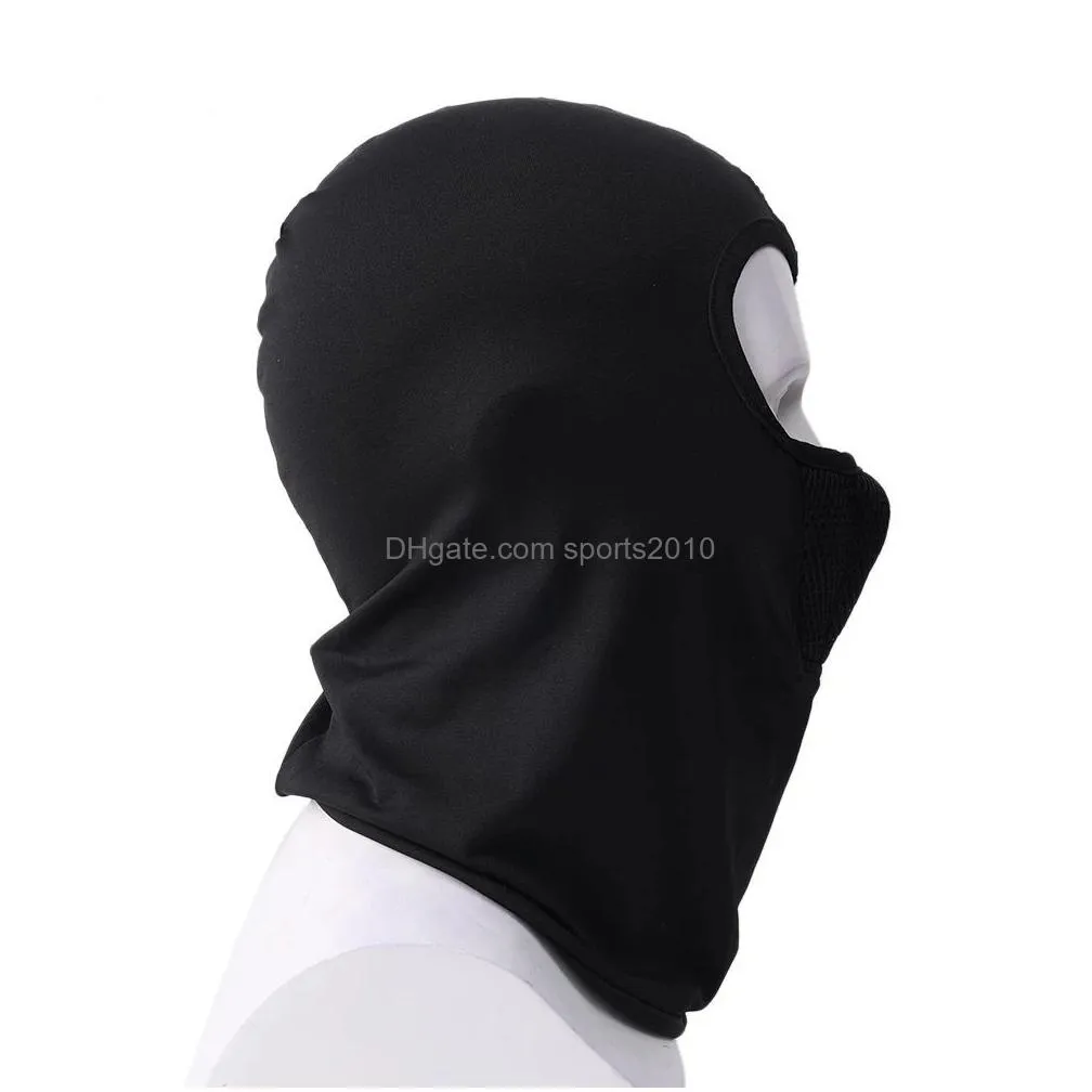 balaclava full face mask dustproof headgear men breathable sports caps cycling hat windproof anti uv cs hood mask cap