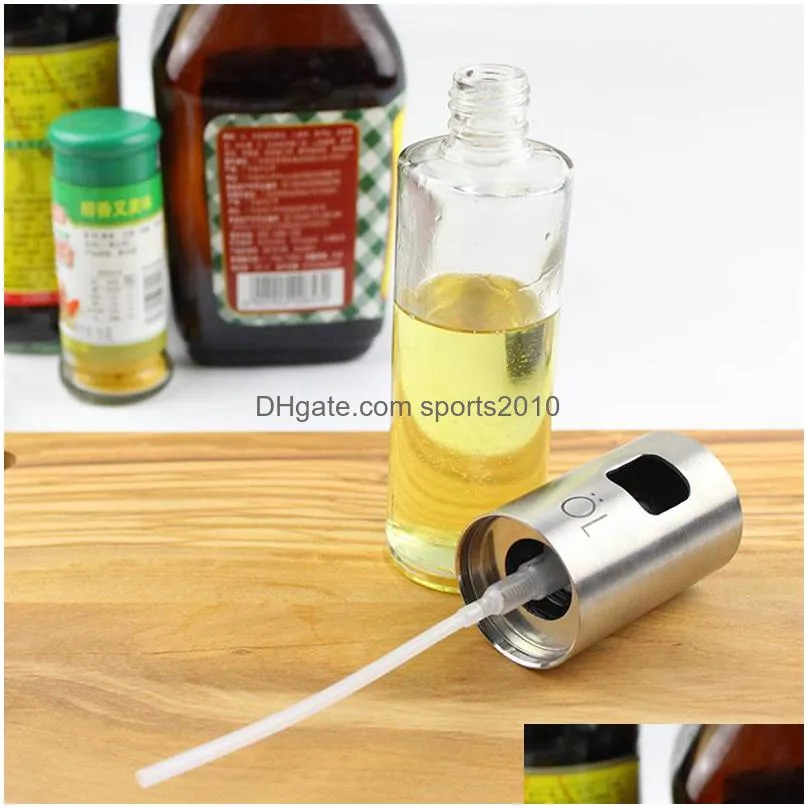 tools kitchen stainless steel olive oil sprayer bottle pump oils can leak proof bbq oiles sprayer cookware toolss inventory wholesale