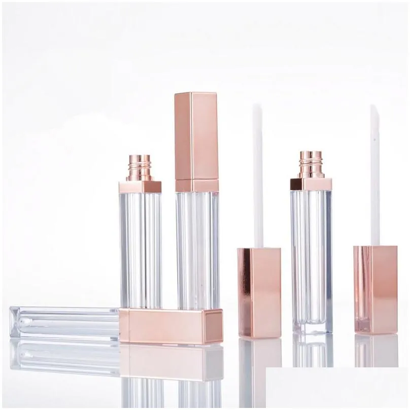 empty lipgloss tube diy lip gloss mask cream containers rose gold refillable bottles packing 20pcs/lot 454 n2