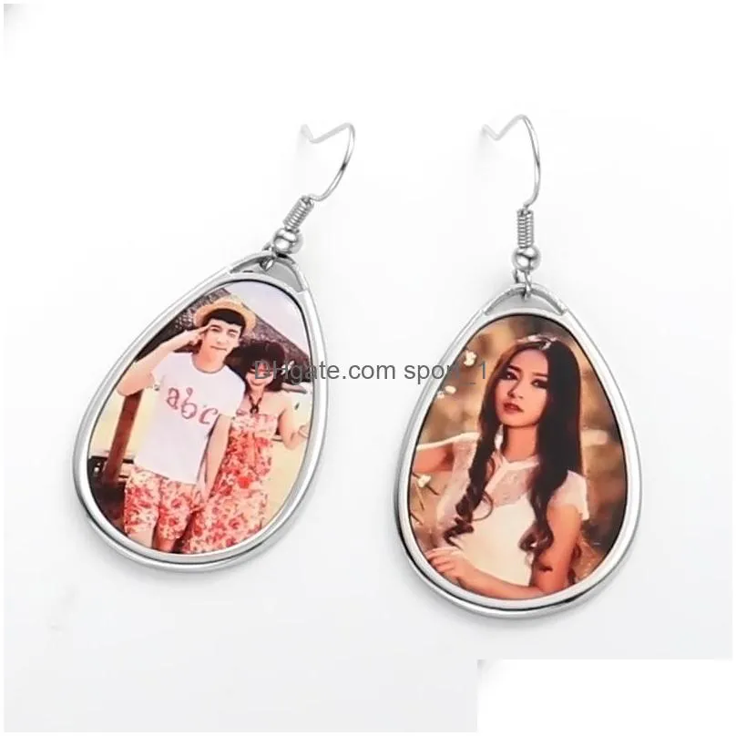 pendants sublimation heat transfer blank multistyle european and american earringss pendant earrings jewelry aluminum earrings earringses a