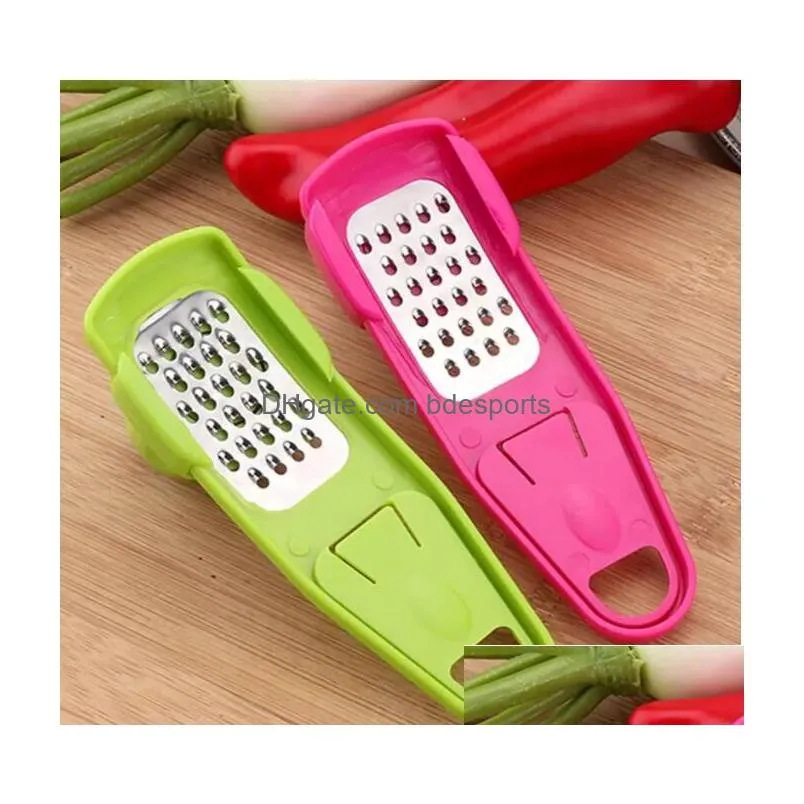 tools portable multifunctional garlic press kitchen vegetable slicer cooking mini cutter ginger garlic grinder inventory wholesale