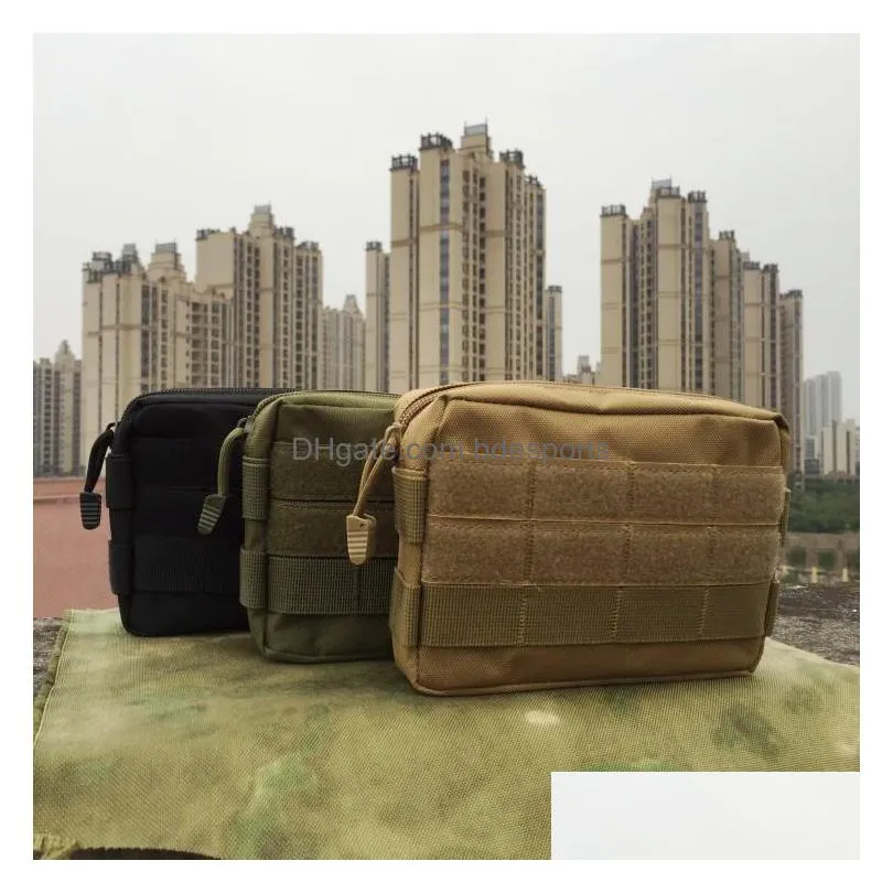 outdoor edc tool bag molle camouflage tactical waist bag coin cell phone bags military fan accessories commuter designer bages inventory