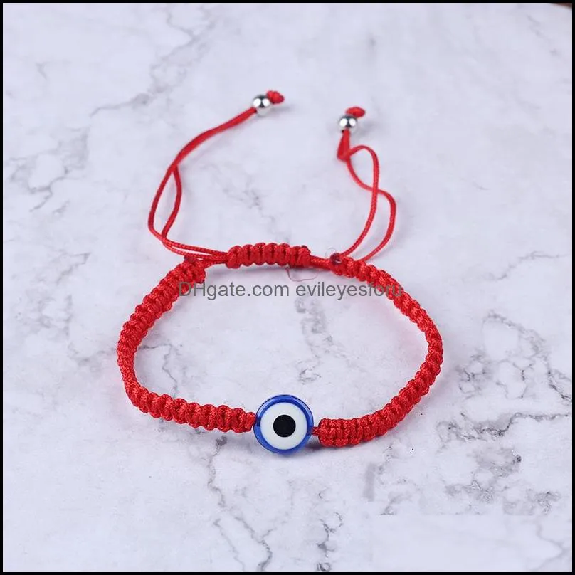 handwoven bracelet lucky bracelet kabbalah red string thread hamsa bracelets blue turkish evil eye charm jewelry fatima friendsh 108