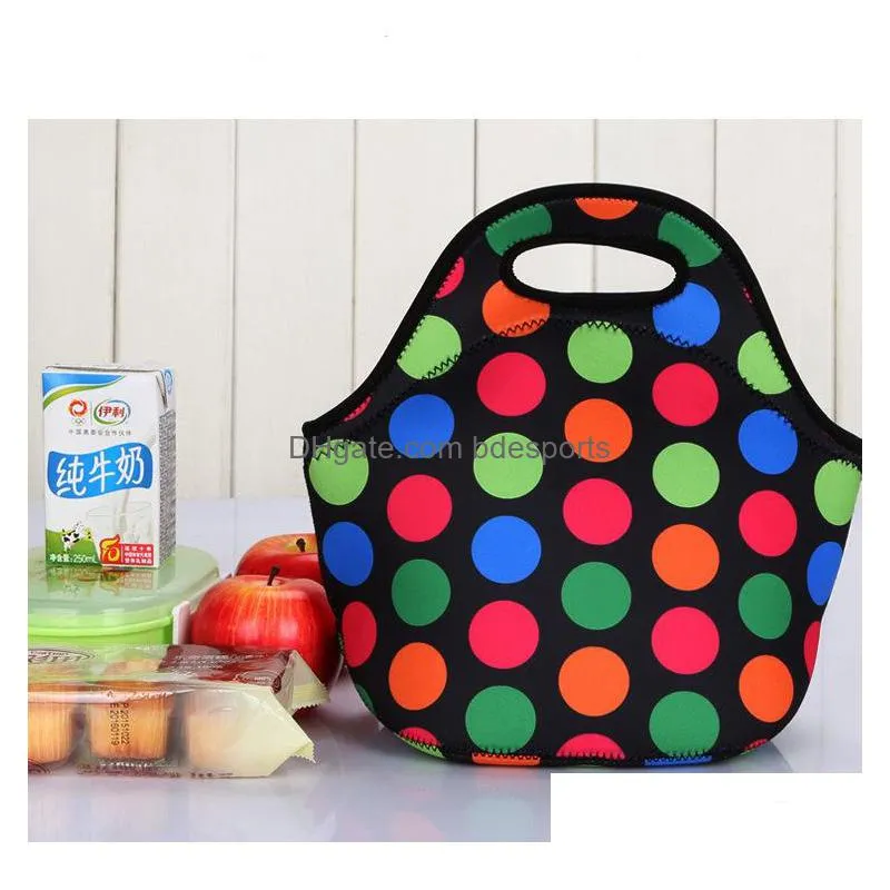  100 neoprene lunch bags cooler insulation lunches bags for women thermal bag lunchs box fors kids tote handbag inventory